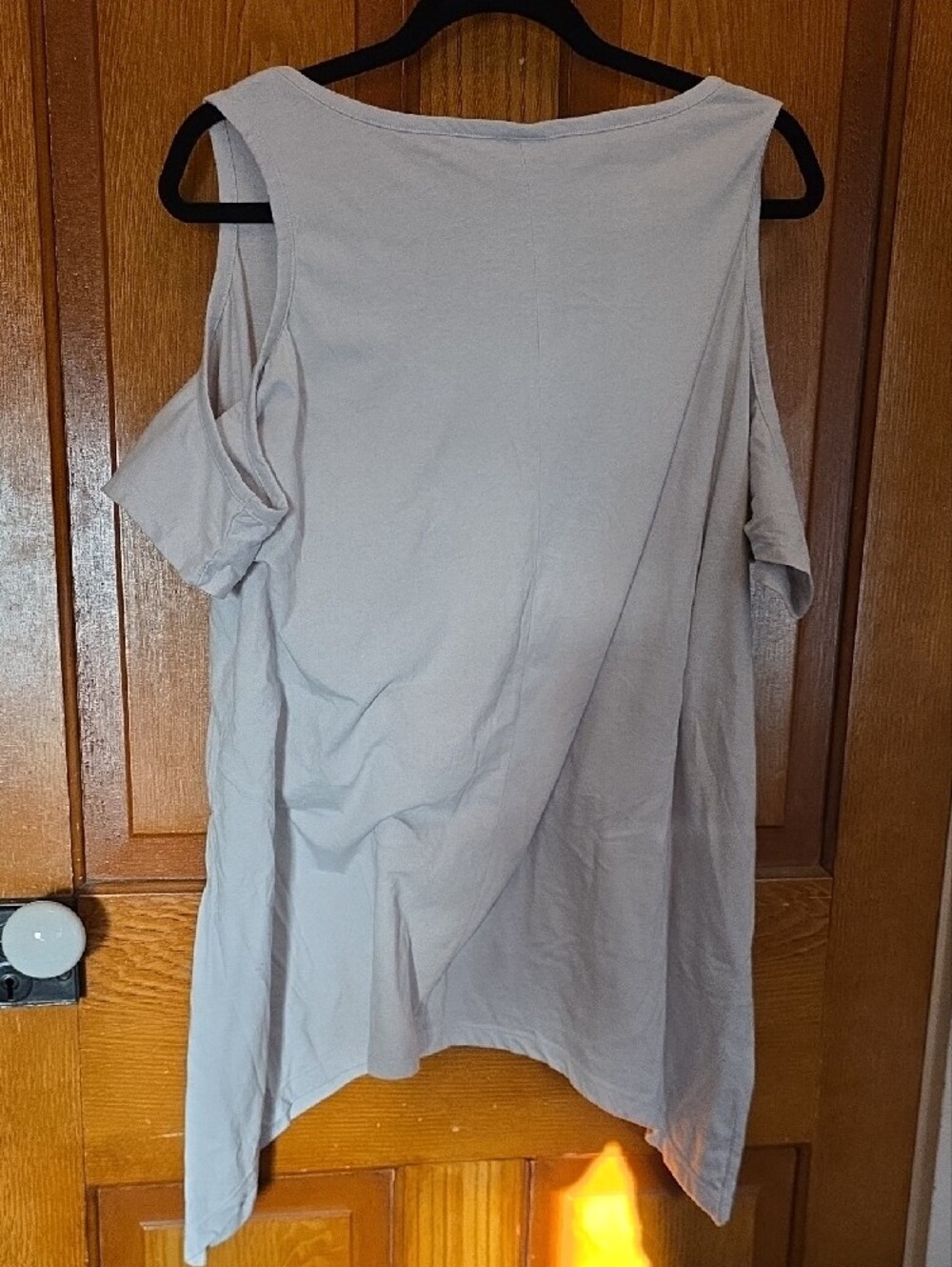 Star Wars White Tank Top with Red Rebel Emblem and Blue Lightsaber Graphic - Picture 2 of 3